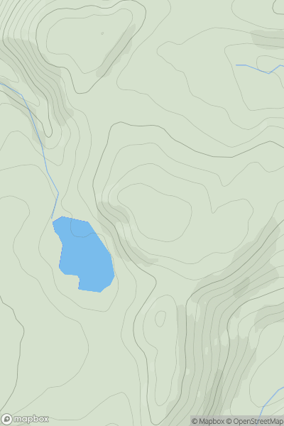 Thumbnail image for Penllyn [Aberystwyth to Welshpool] showing contour plot for surrounding peak